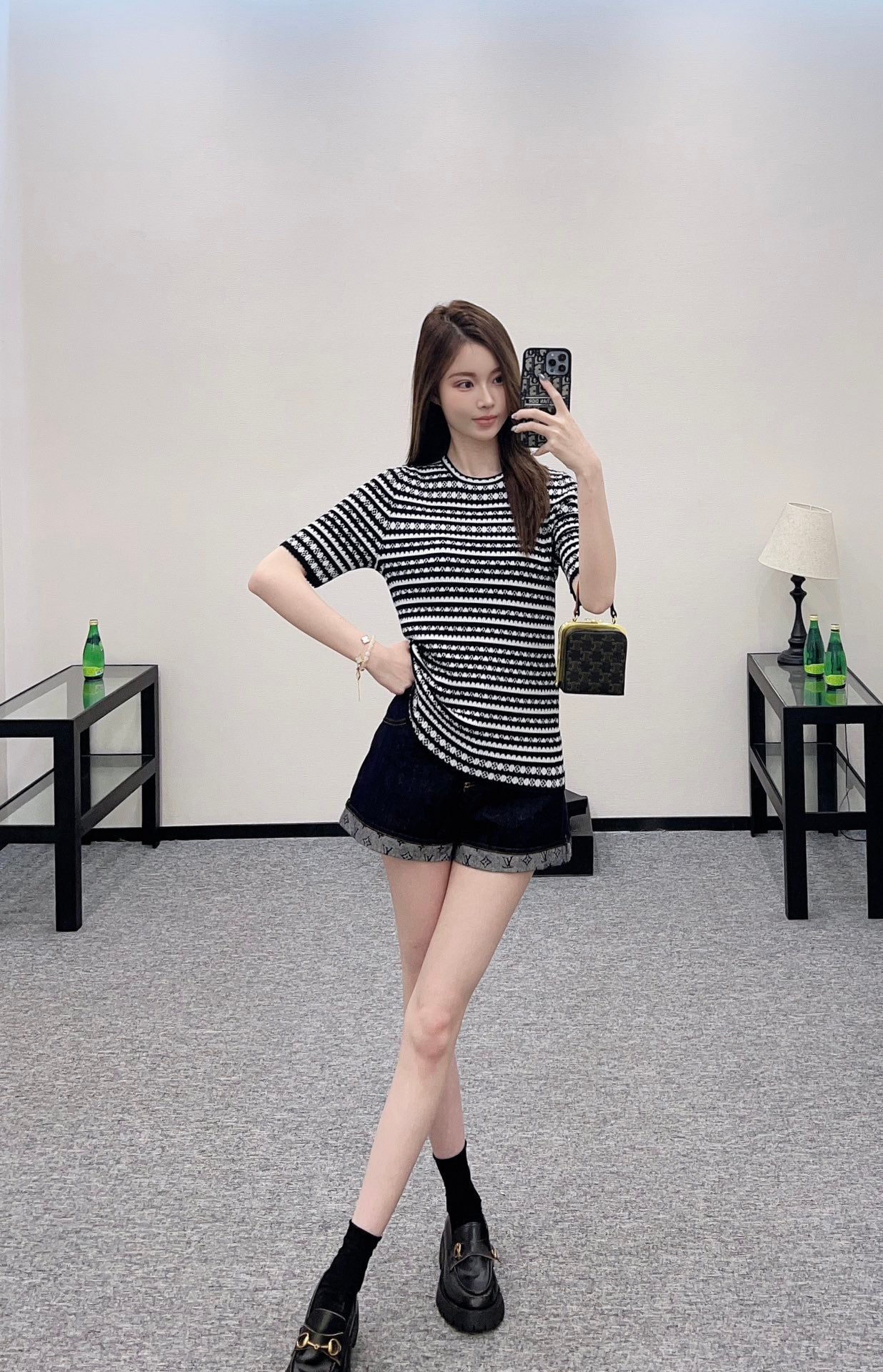 L 2025 new products Knitted short sleeves