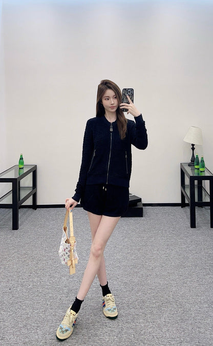 L 2025 neue Produkte Jacke, Mantel und Shorts Set 