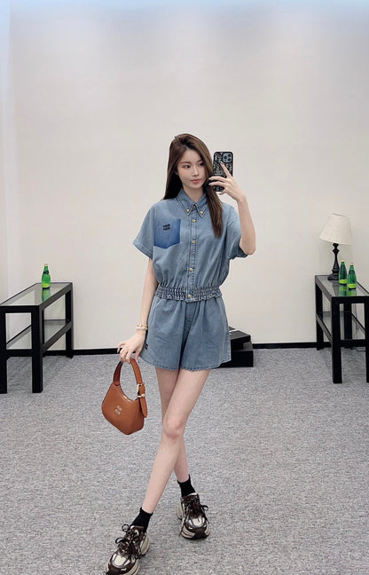 M 2025 Neuheiten Shirt und Shorts Set 