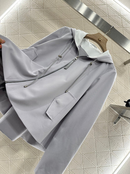 Lo 2025 new products Jacket and shorts set