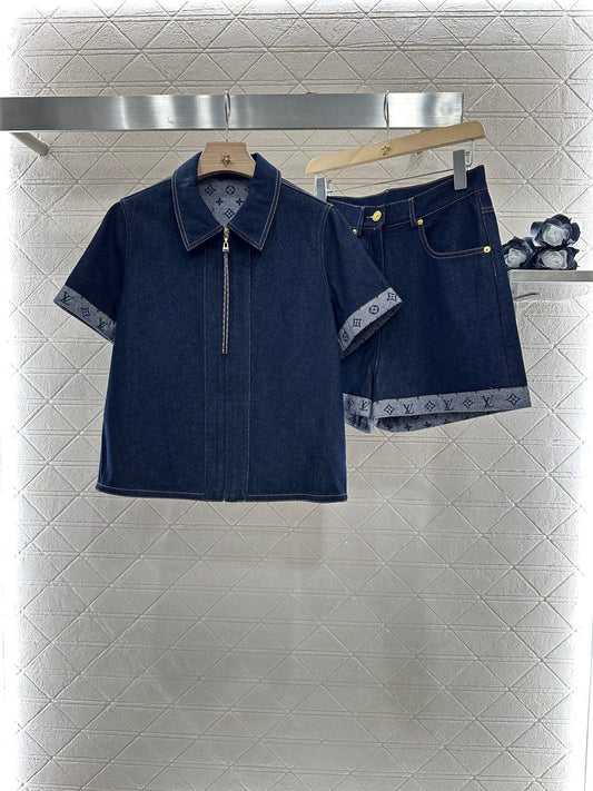 L 2025 new products Jacket and shorts set
