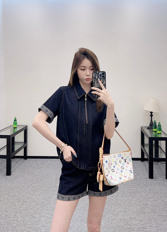 L 2025 new products Jacket and shorts set