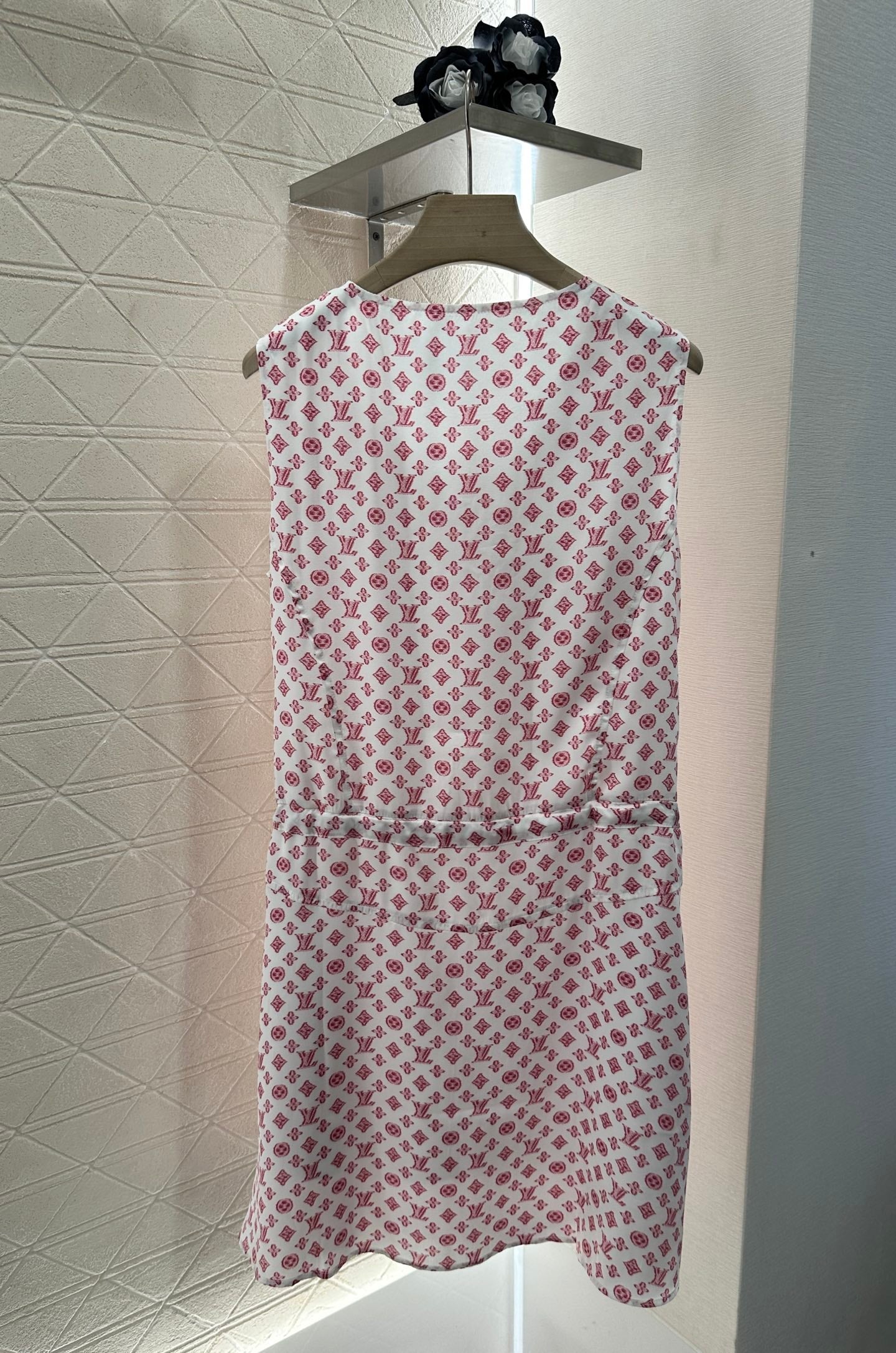 L 2025 new product Drawstring vest dress