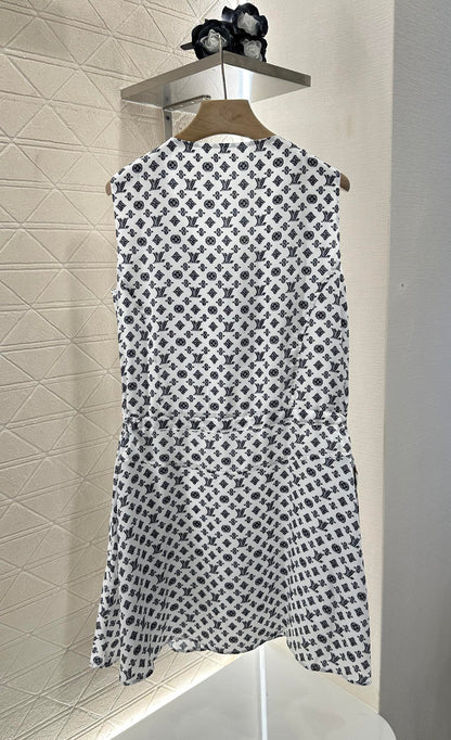 L 2025 new product Drawstring vest dress