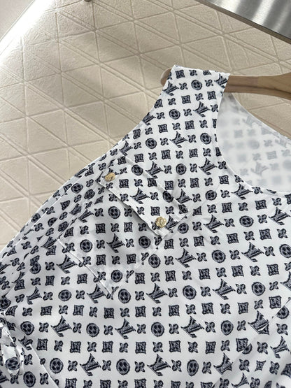 L 2025 new product Drawstring vest dress