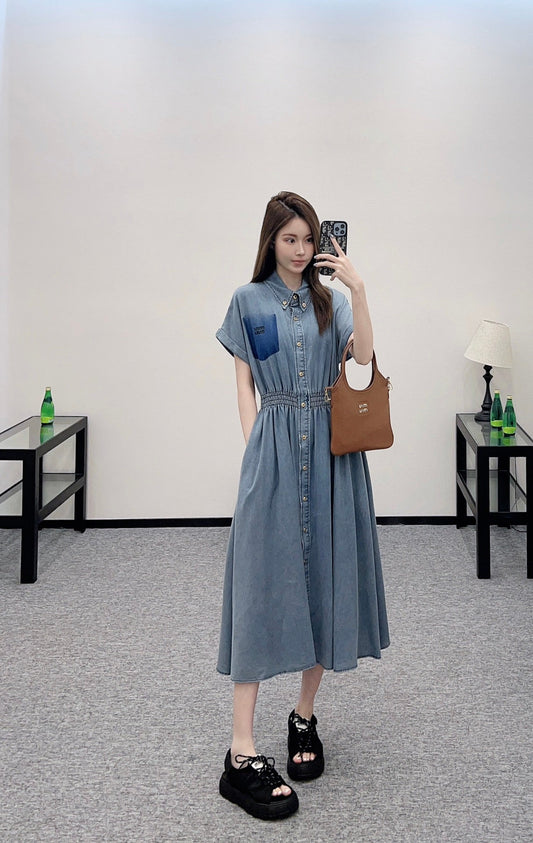 M 2025 new products Denim dress