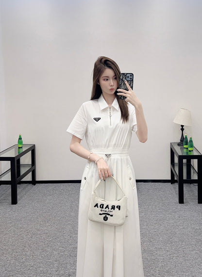 P 2025 new products Short-sleeved dress