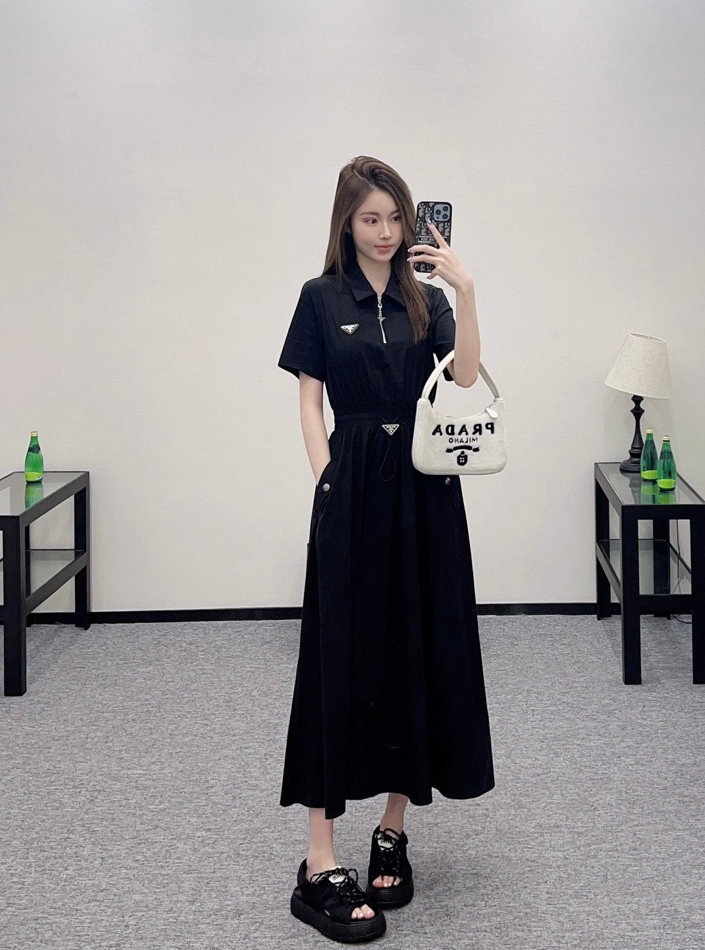 P 2025 new products Short-sleeved dress
