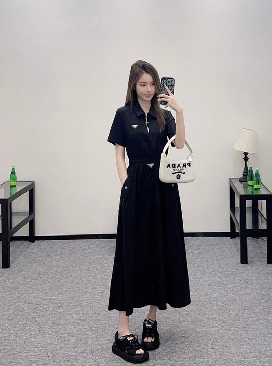 P 2025 new products Short-sleeved dress