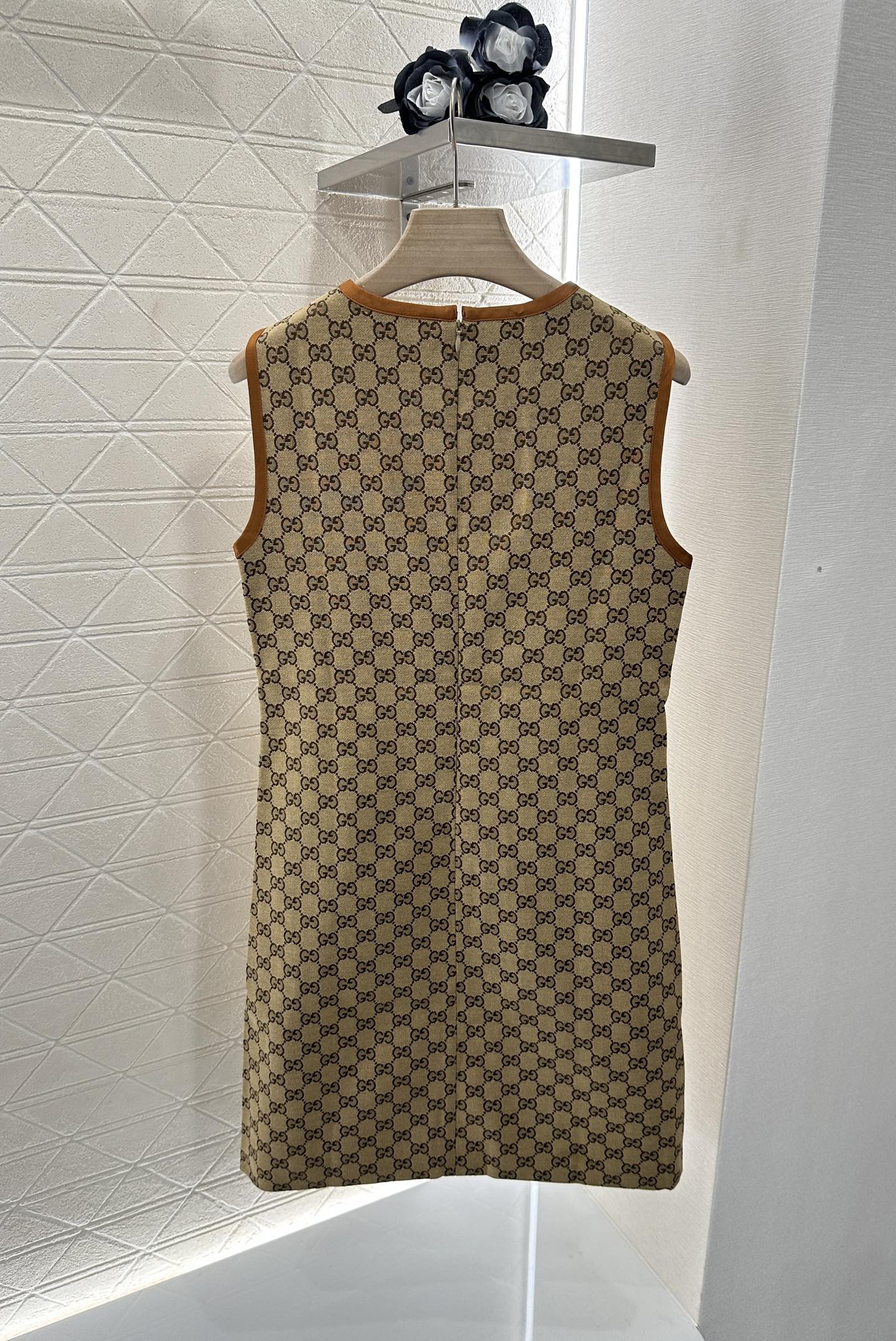 G 2025 new product Jacquard vest dress
