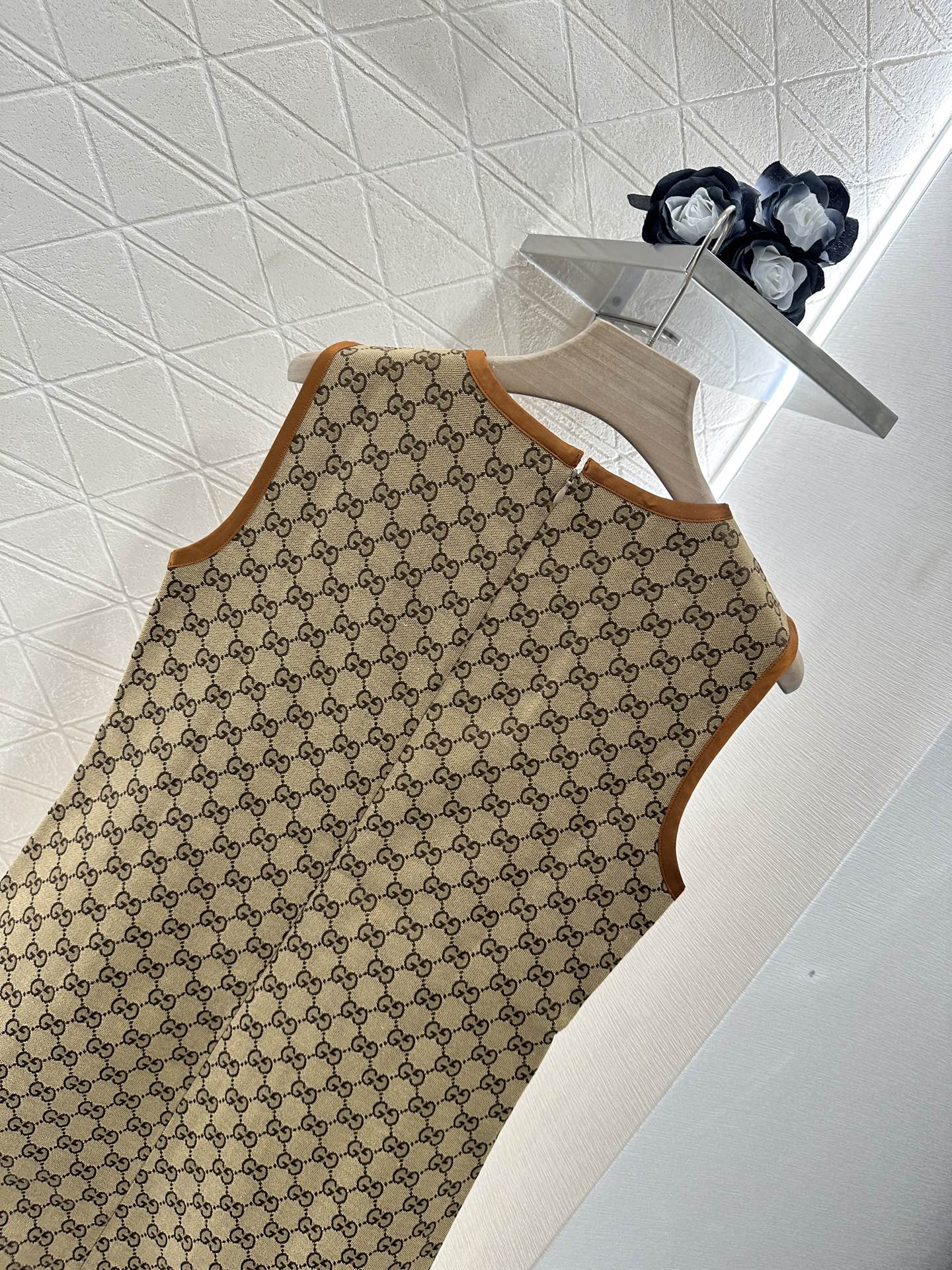 G 2025 new product Jacquard vest dress
