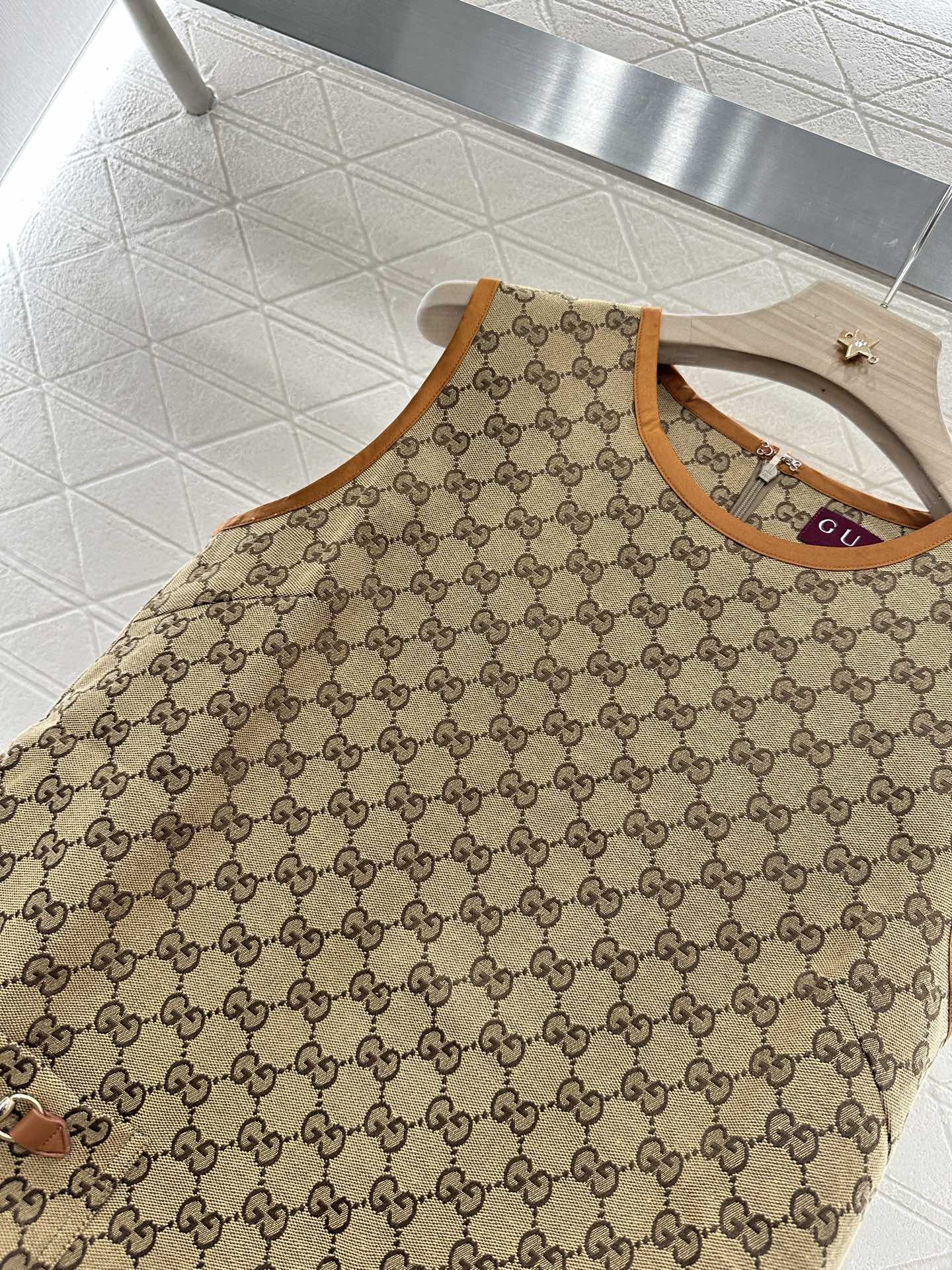 G 2025 new product Jacquard vest dress
