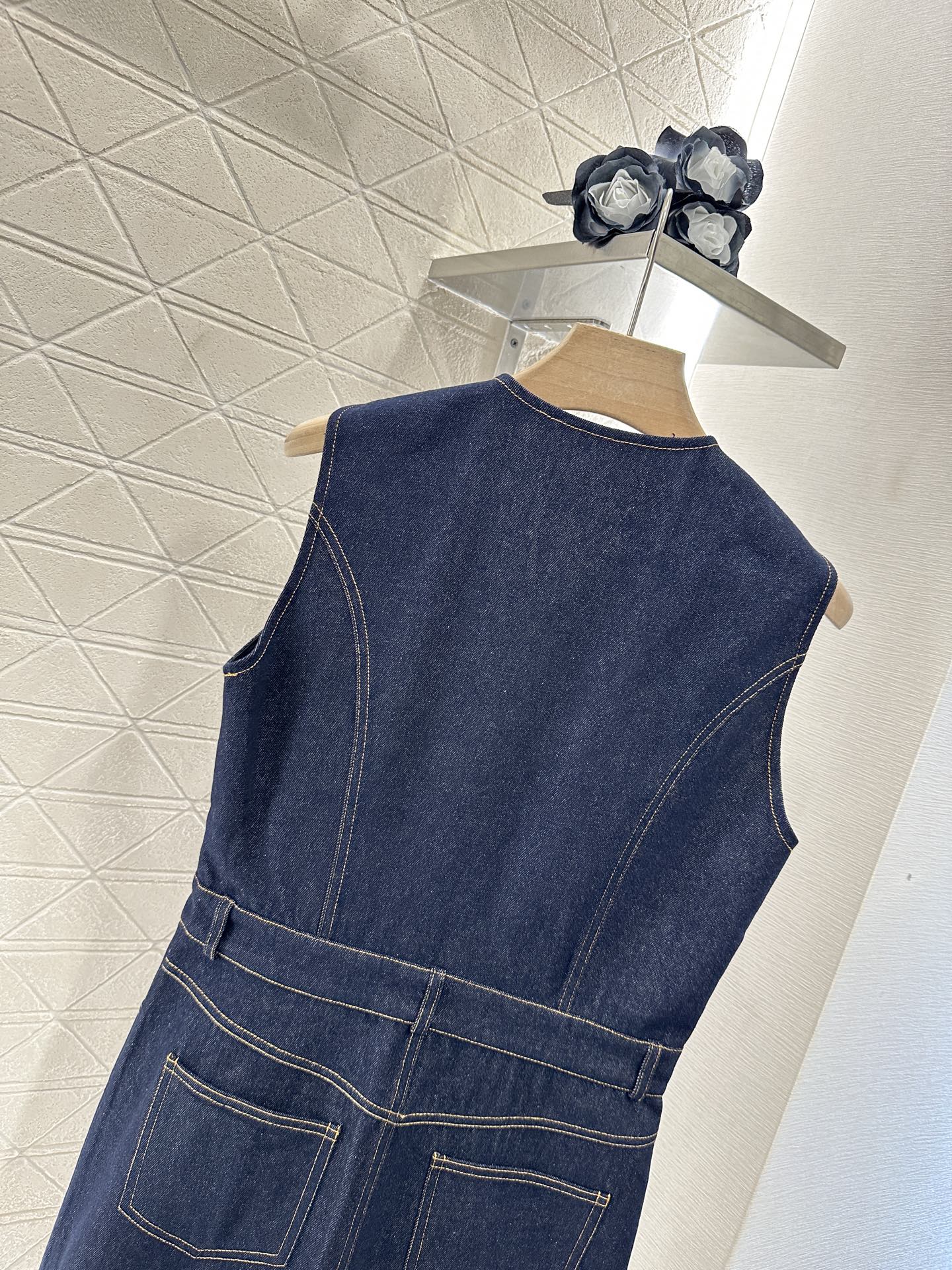 L 2025 new product Denim vest skirt