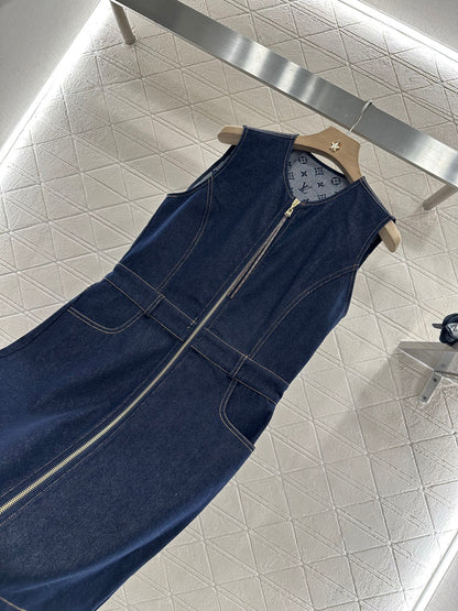 L 2025 new product Denim vest skirt