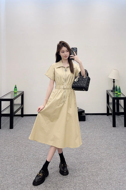 D 2025 new product Lapel dress