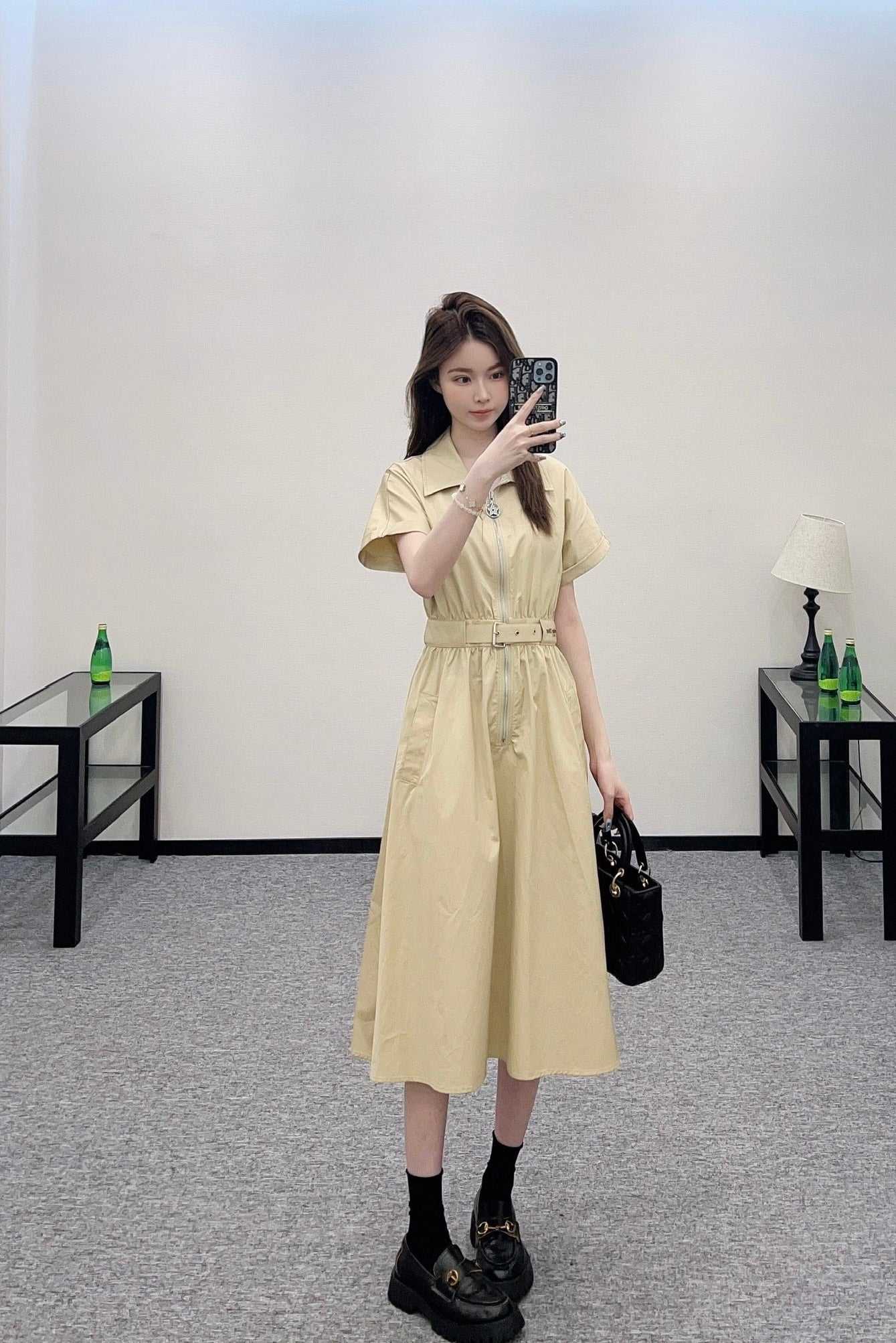 D 2025 new product Lapel dress