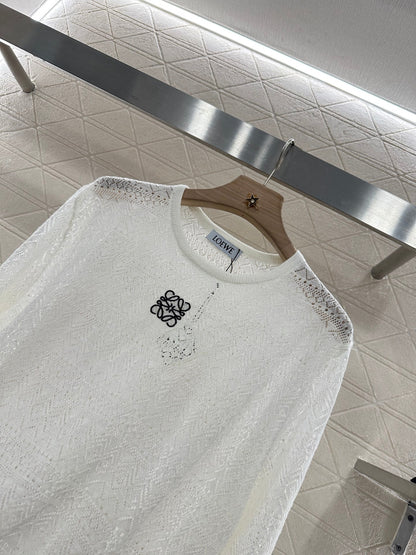 Nouveau produit Lo 2025 Manches longues en tricot creux 