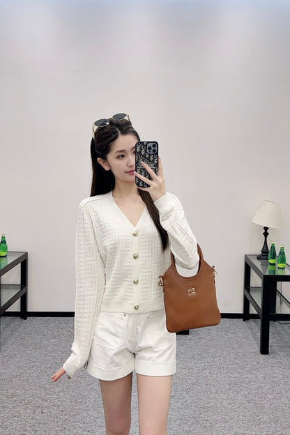 Ba 2025 new products Knitted cardigan