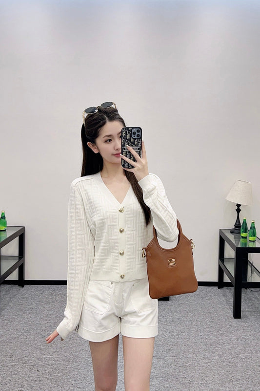 Ba 2025 new products Knitted cardigan