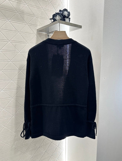 C 2025 new product Beaded knitted cardigan