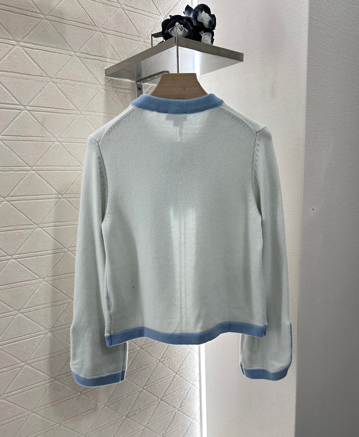 C 2025 new products Knitted cardigan（RED,BLACK,BLUE,LIGHT BLUE,PINK）