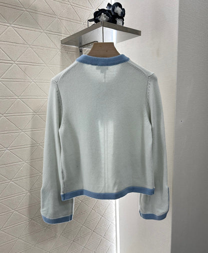 C 2025 new products Knitted cardigan（RED,BLACK,BLUE,LIGHT BLUE,PINK）