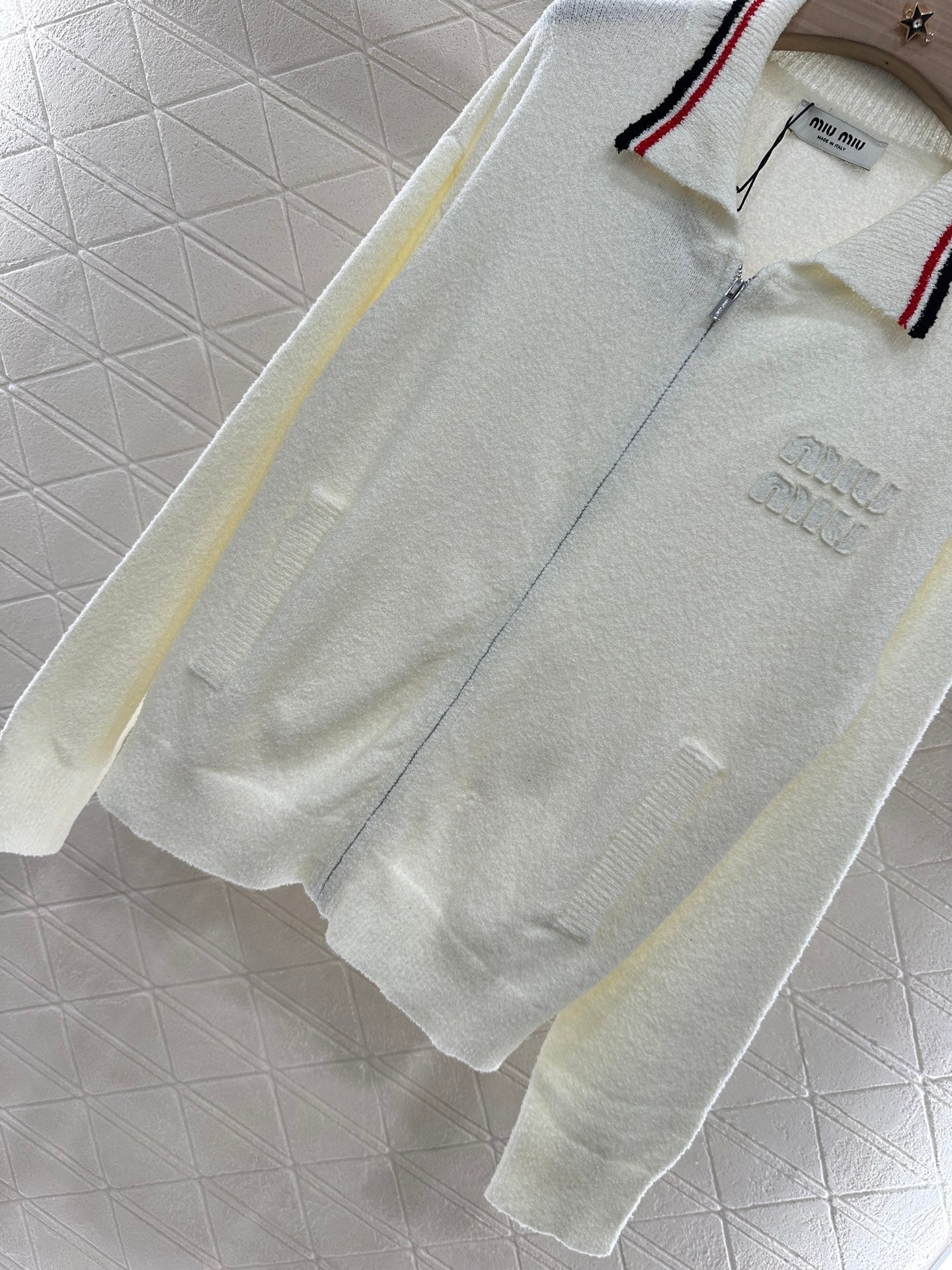 M 2025 new product Zipper knitted cardigan