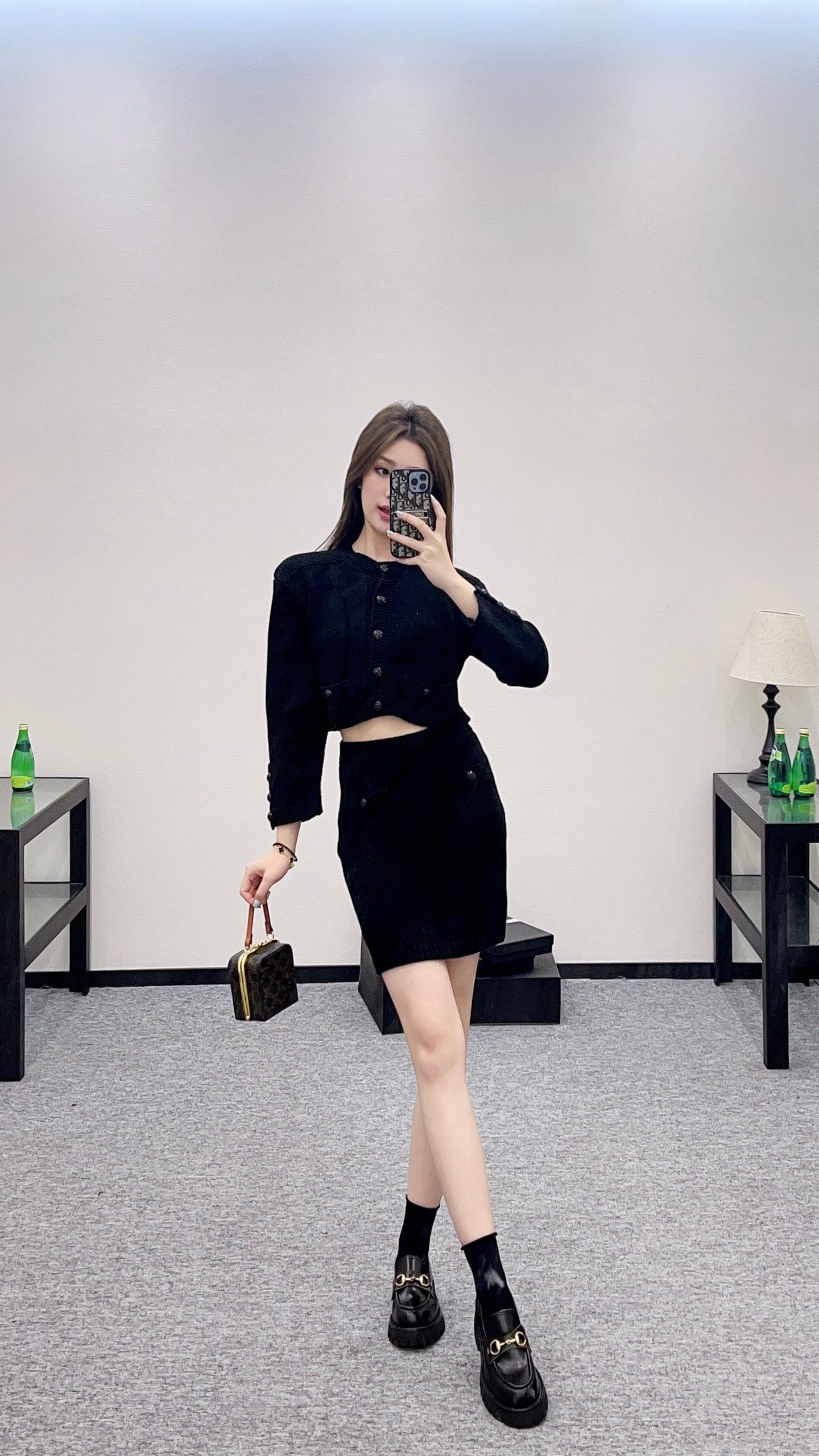 C 2025 new products Cardigan and skirt set