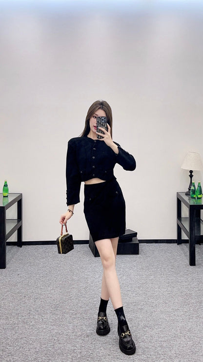 C 2025 new products Cardigan and skirt set