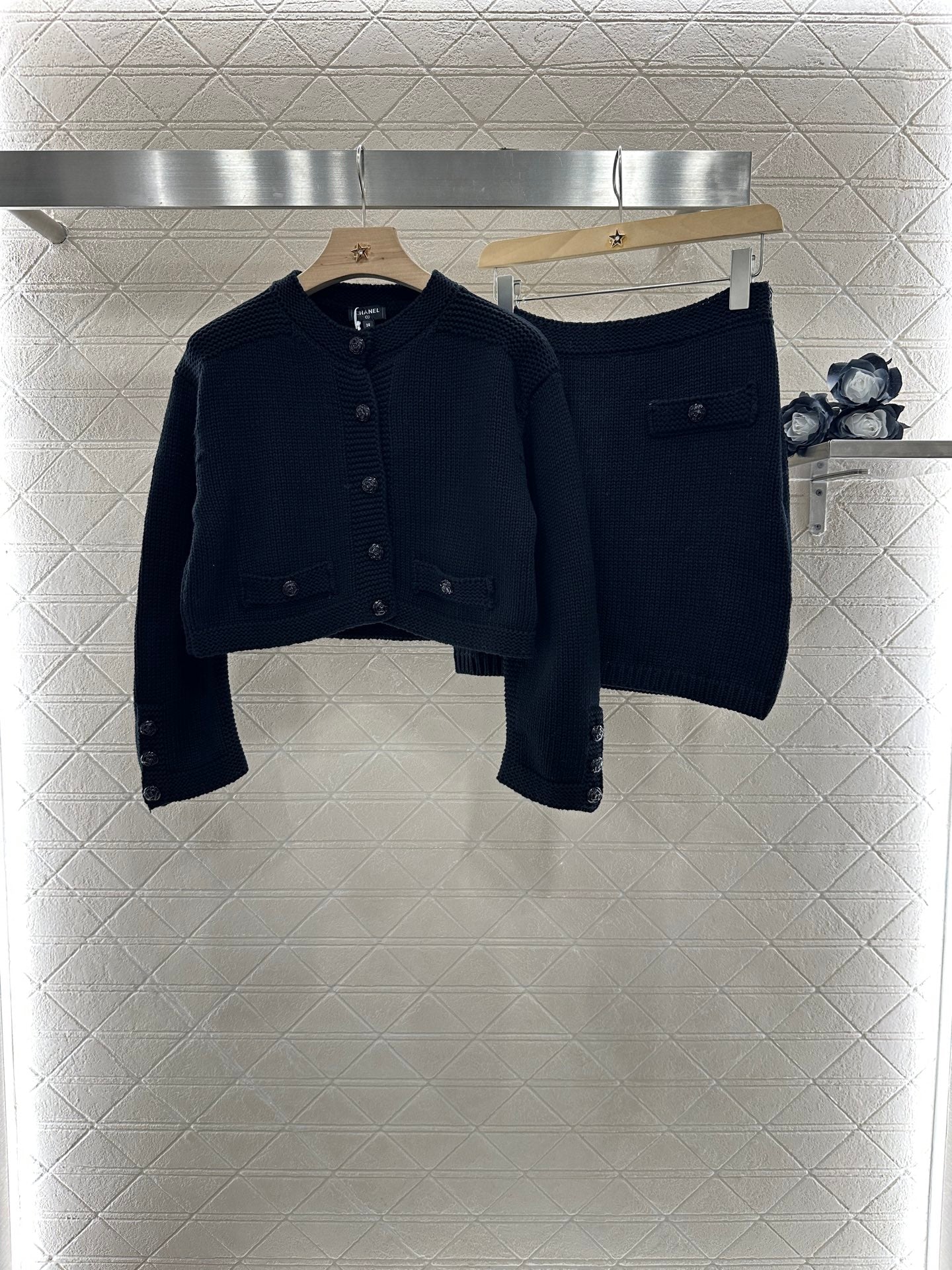 C 2025 new products Cardigan and skirt set