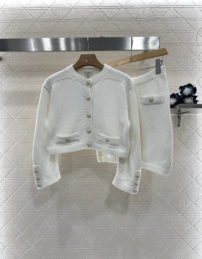 C 2025 new products Cardigan and skirt set