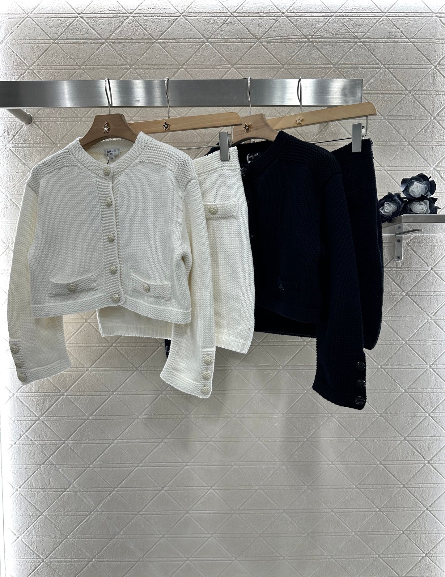 C 2025 new products Cardigan and skirt set