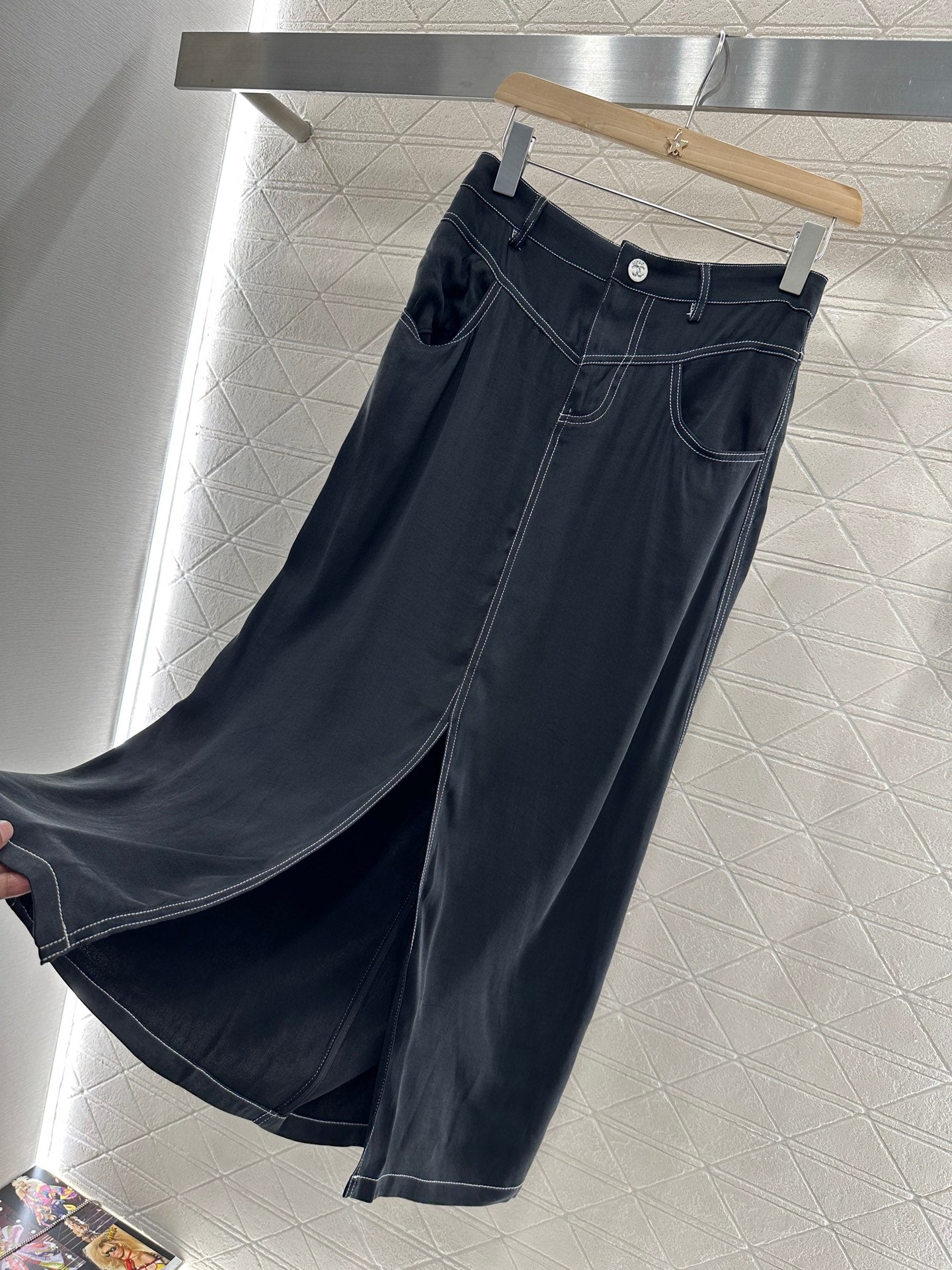 C 2025 new product Vest slit long skirt suit