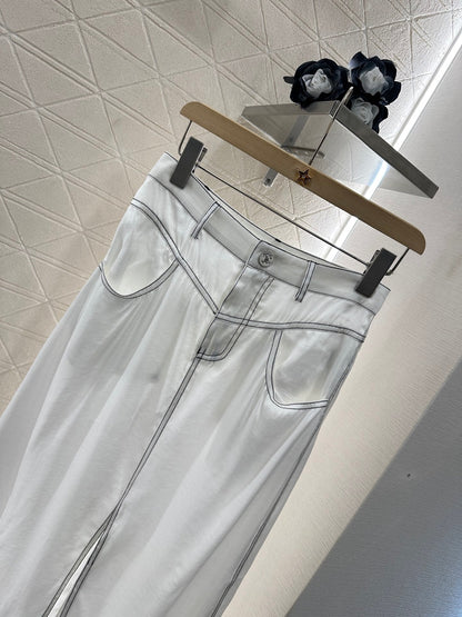 C 2025 new product Vest slit long skirt suit