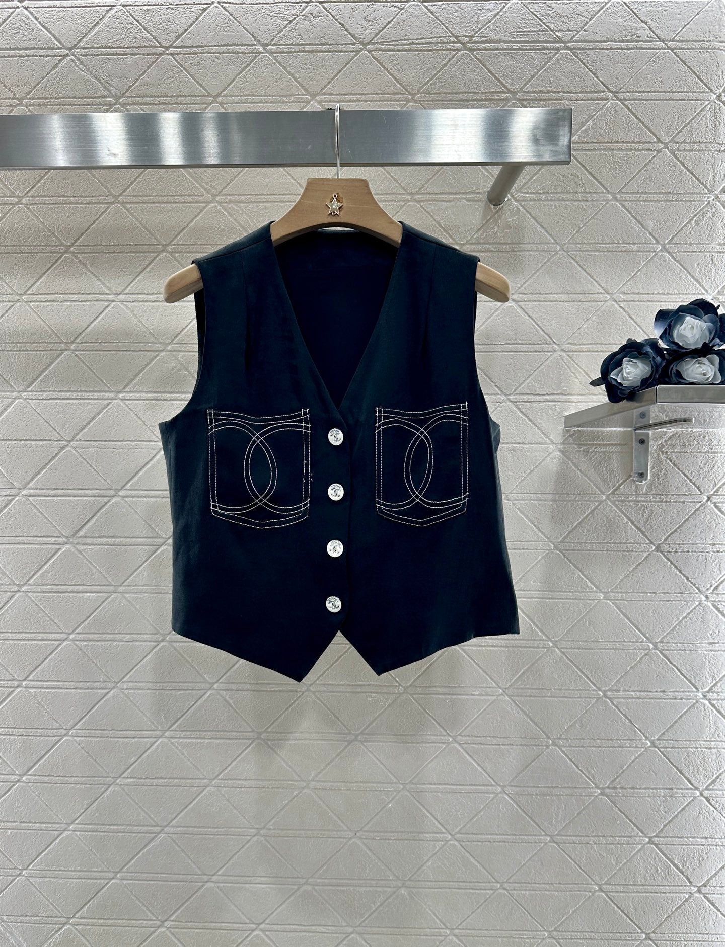 C 2025 new product Double C vest shorts set