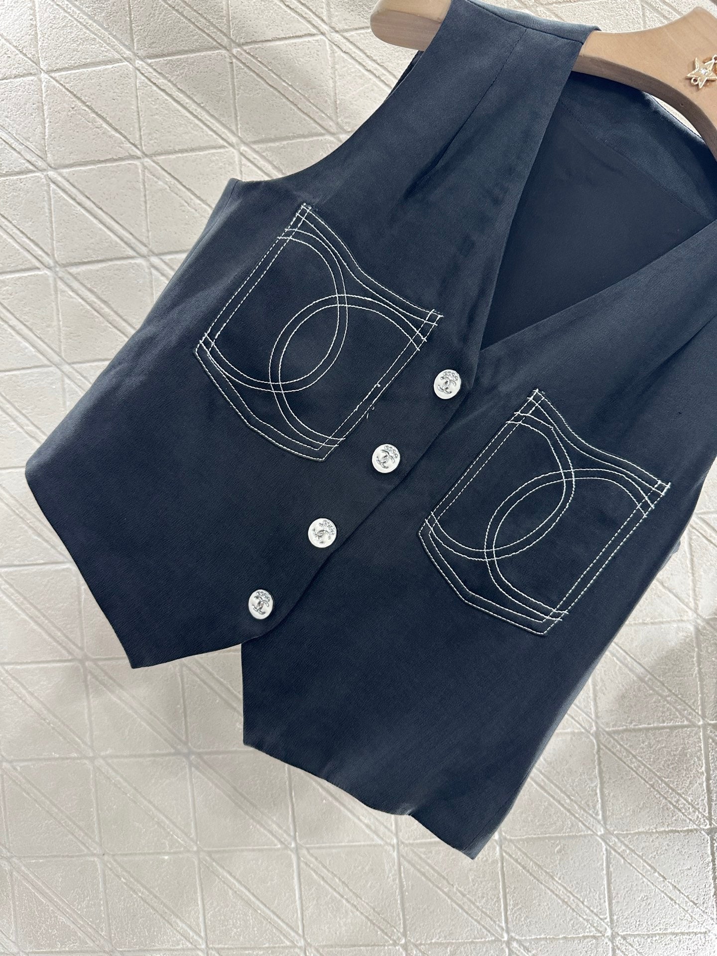 C 2025 new product Double C vest shorts set
