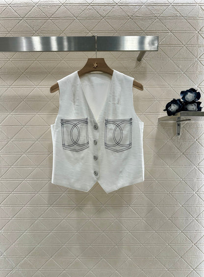 C 2025 new product Double C vest shorts set