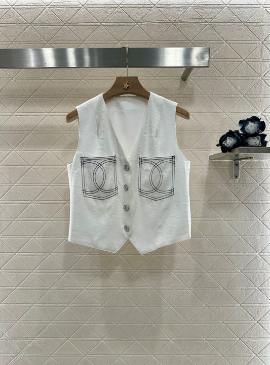 C 2025 new product Double C vest shorts set