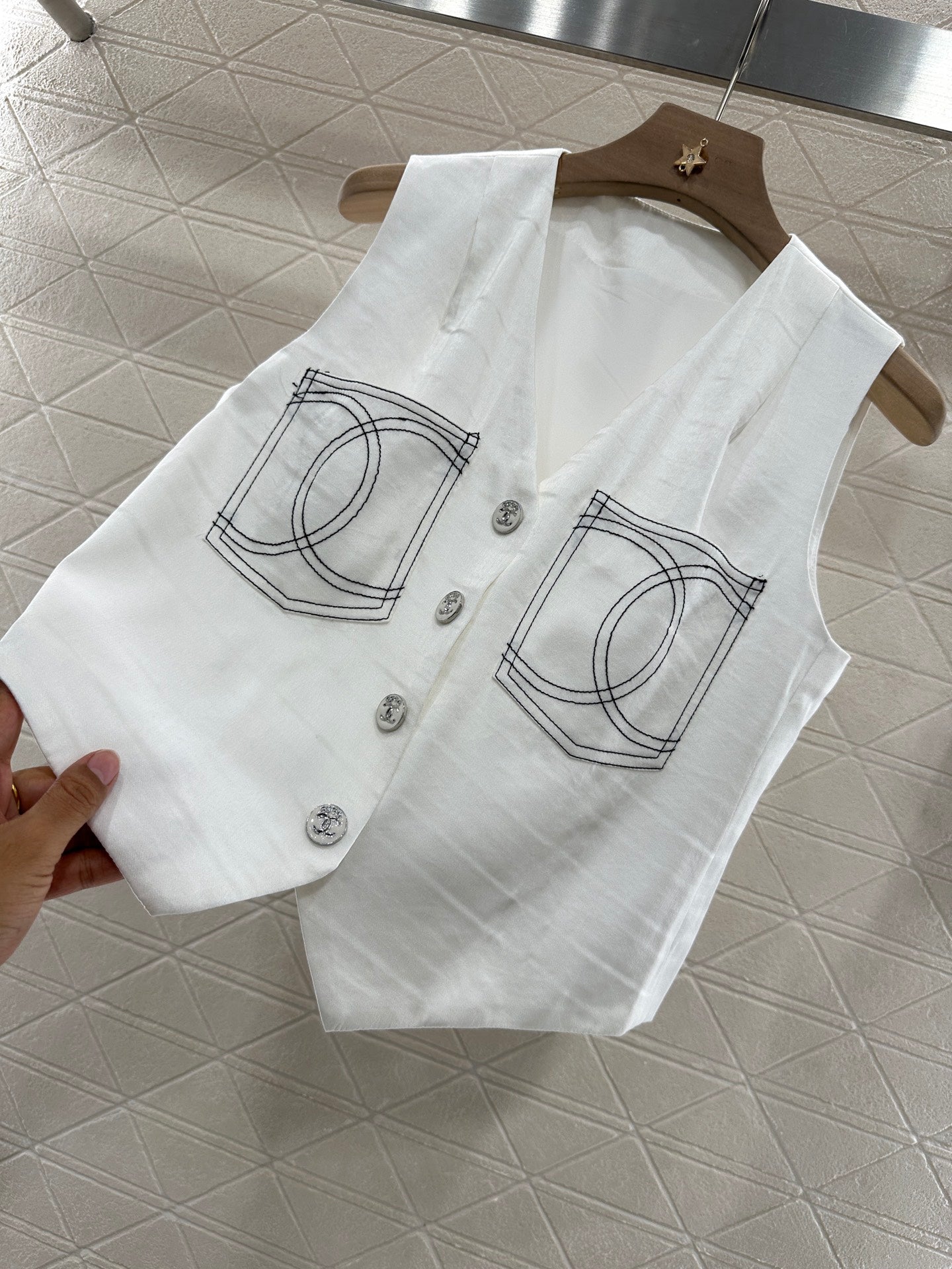 C 2025 new product Double C vest shorts set