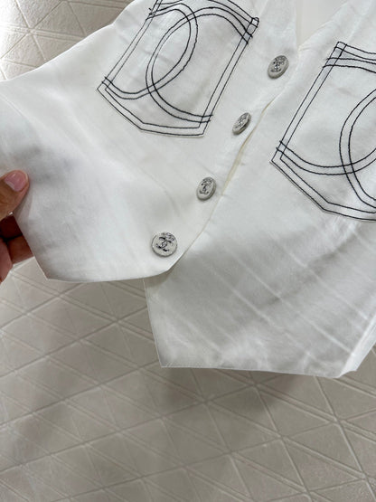 C 2025 new product Double C vest shorts set