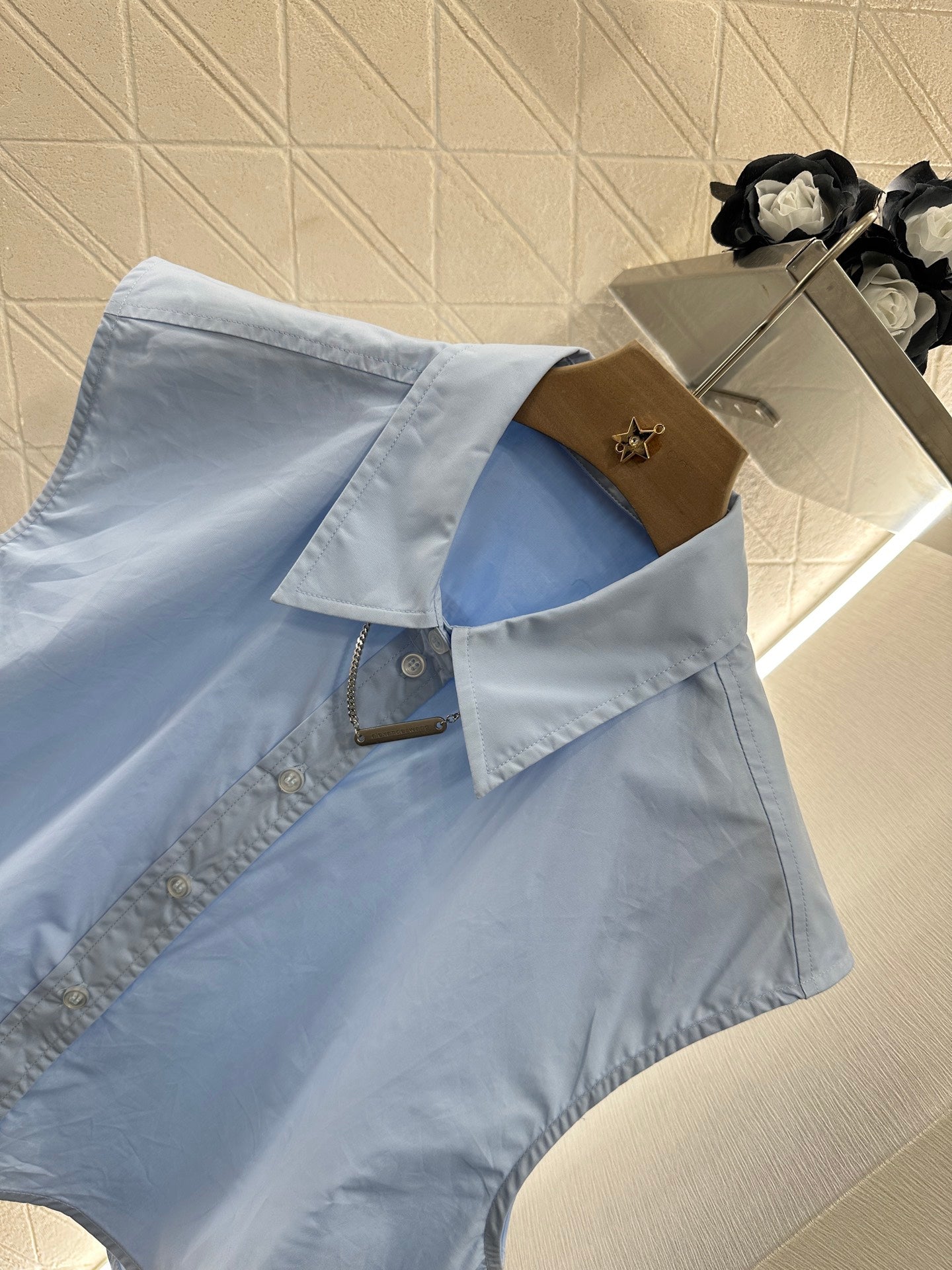 AL 2025 new product Sleeveless shirt and shorts set