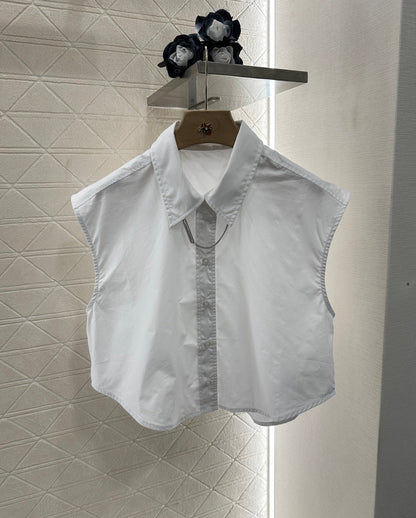 Al 2025 new product Sleeveless shirt and shorts set