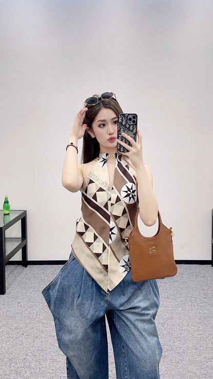 Lo 2025 new product Halter vest