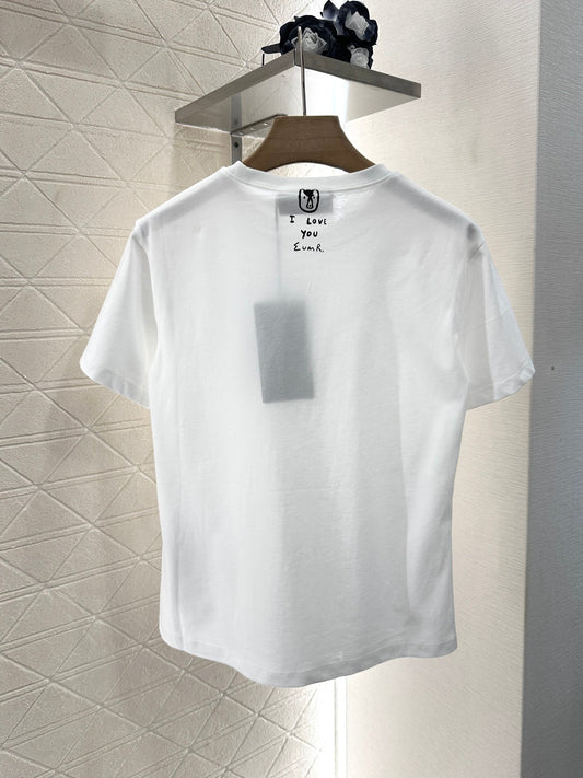 G 2025 new product Printed slim fit letters 𝑇𝑒𝑒