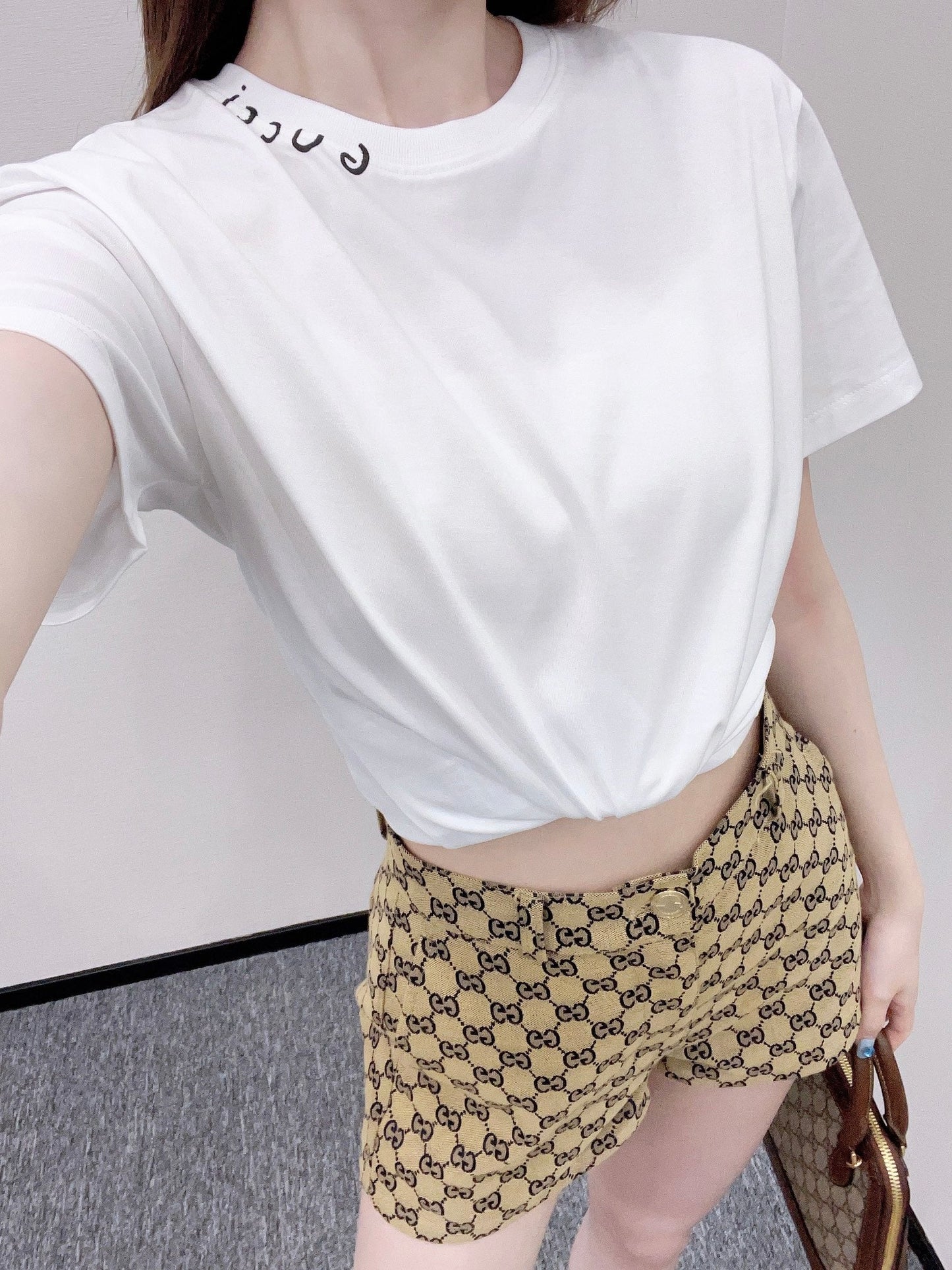 G 2025 new product Printed slim fit letters 𝑇𝑒𝑒