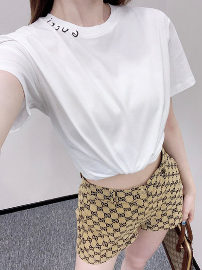 G 2025 new product Printed slim fit letters 𝑇𝑒𝑒