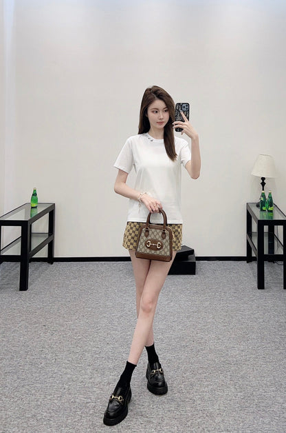 G 2025 new product Printed slim fit letters 𝑇𝑒𝑒