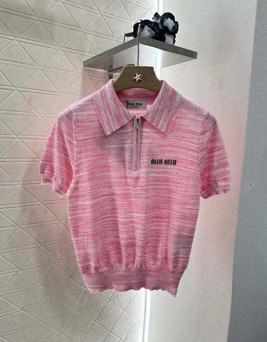 M 2025 new products Knitted short sleeves