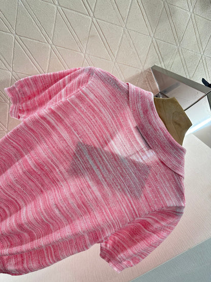 M 2025 new products Knitted short sleeves
