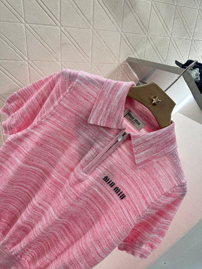 M 2025 new products Knitted short sleeves